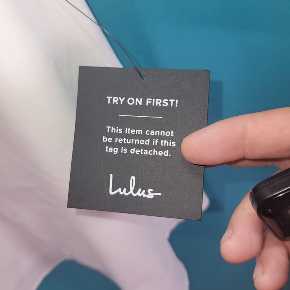 Lulus White Ruffle V-Neck Sleeveless Cocktail Dress S - Picture 4 of 8